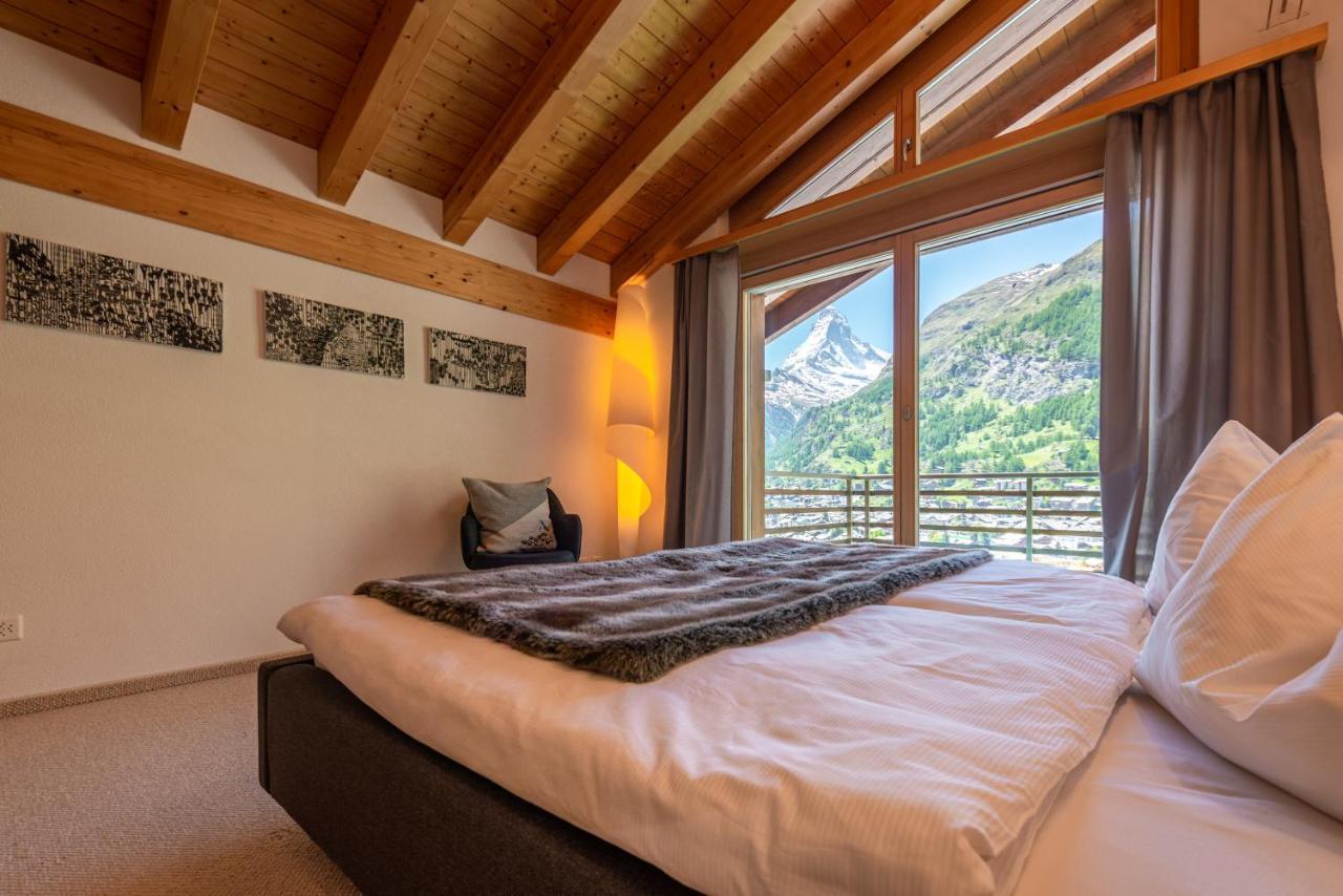 Modern Apartment With View Over Zermatt Exterior photo