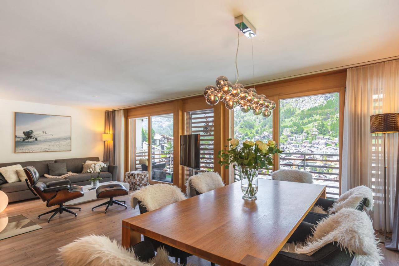 Modern Apartment With View Over Zermatt Exterior photo