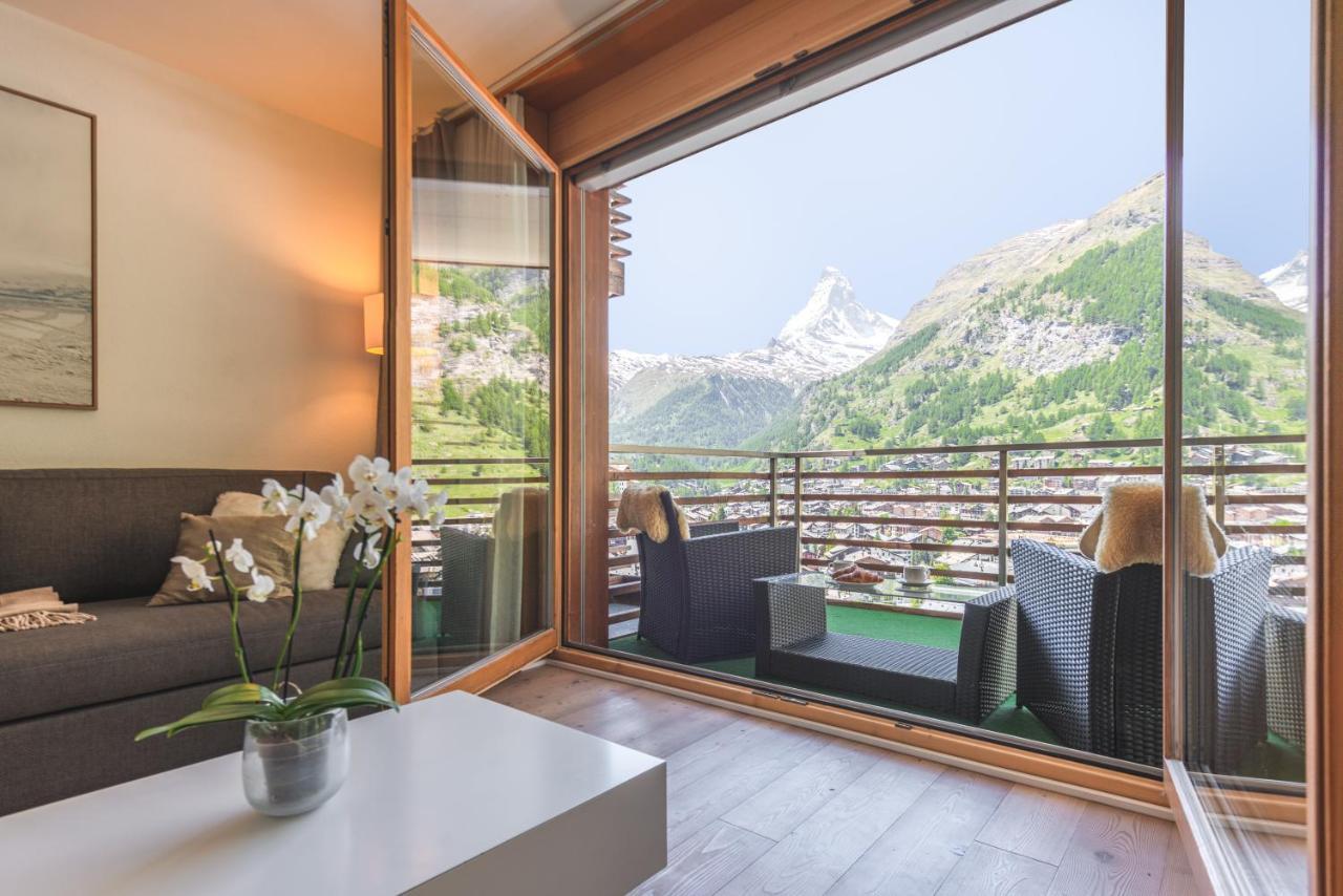 Modern Apartment With View Over Zermatt Exterior photo