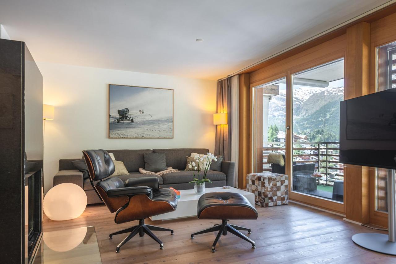 Modern Apartment With View Over Zermatt Exterior photo