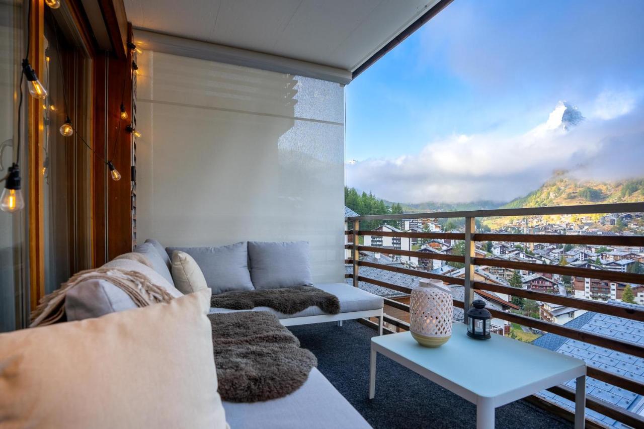 Modern Apartment With View Over Zermatt Exterior photo